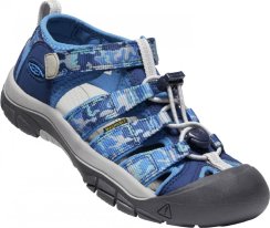 detské letné sandále KEEN H2 camo/bright cobalt