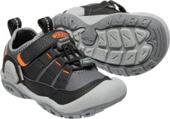 detská celoročná obuv KEEN KNOTCH PEAK steel grey/safety orange