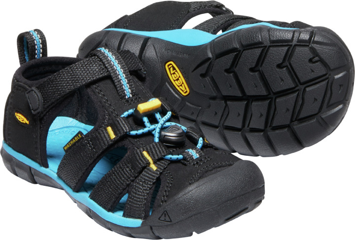 dětské letní sandále KEEN CNX black/keen yellow