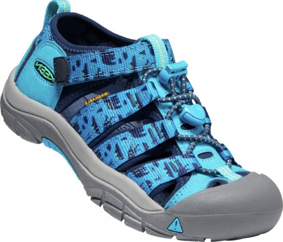 dětské letní sandále KEEN Newport H2 - vivid blue/katydid