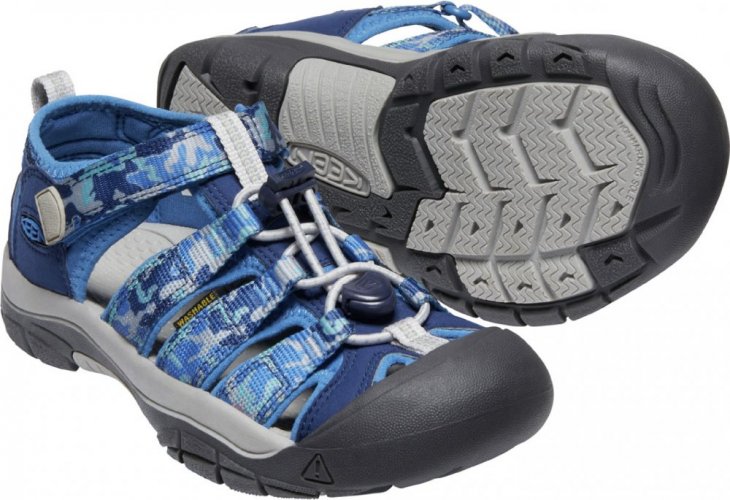dětské letní sandále KEEN H2 camo/bright cobalt