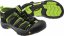 dětské letní sandále KEEN H2 black/lime green
