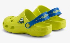 detské letné topánky Coqui 8701 LITTLE FROG Citrus/Royal