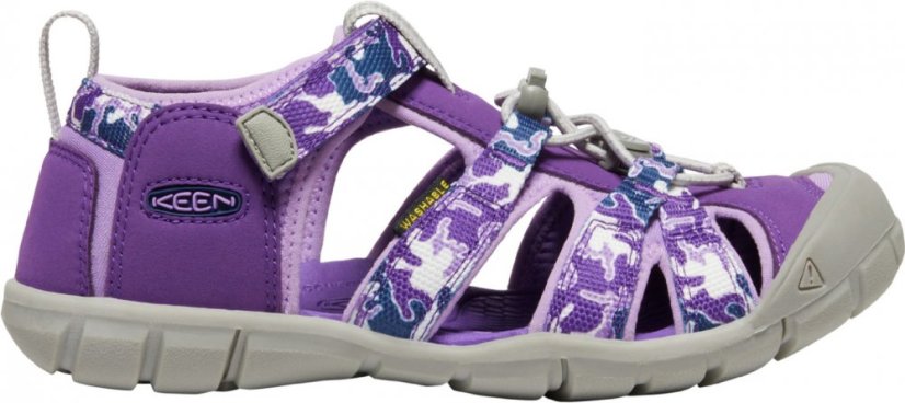 detské letné sandále KEEN CNX camo/tilandia purple