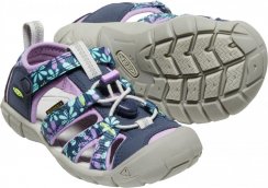 detské letné sandále KEEN Seacamp II CNX - black iris/african violet