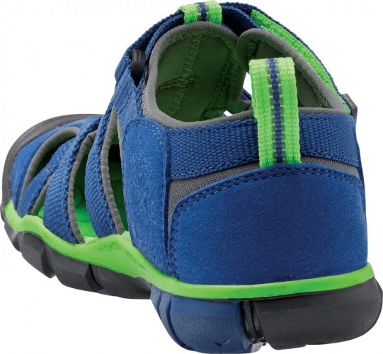 detské letné sandále KEEN Seacamp II CNX - true blue/jasmine green