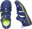 detské letné sandále KEEN Seacamp II CNX - blue depths/chartreuse