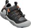 detská celoročná obuv KEEN KNOTCH PEAK steel grey/safety orange - Velikost: 36