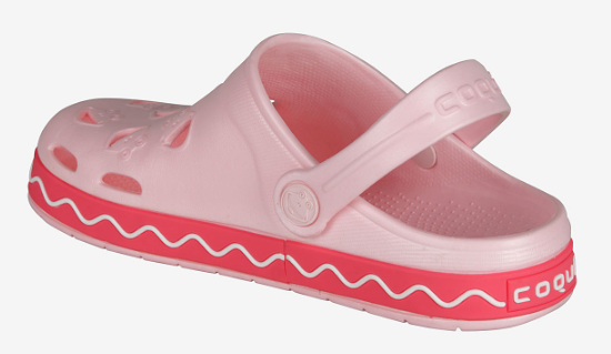 dětské letní pantofle Coqui 8801 pink