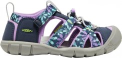 detské letné sandále KEEN Seacamp II CNX - black iris/african violet